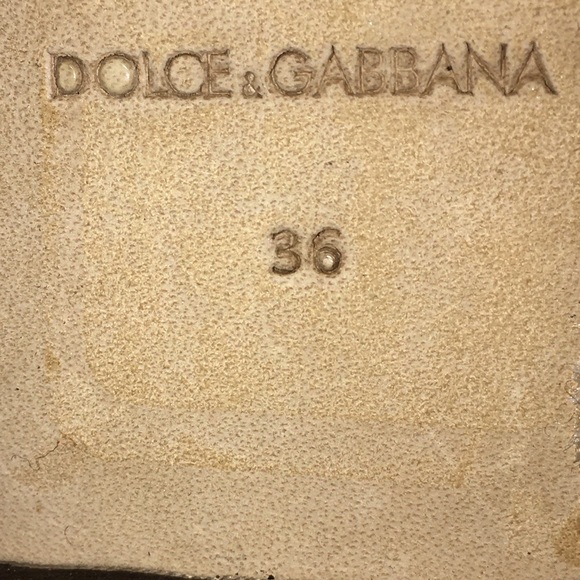 D&G Velvet Slipper Sandals - Picture 8 of 8